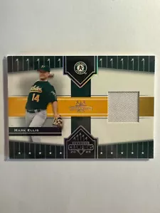 K237,240 - 2005 Donruss Champions Impressions Material #218 Mark Ellis Jersey - Picture 1 of 1