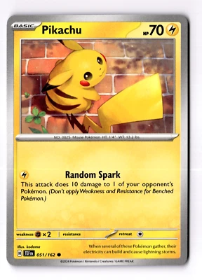 Pikachu 051/162 Sv05: Temporal Forces Regular - Image 1 of 3