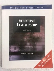Effective Leadership by Robert Lussier Achua International Student Third Edition - Picture 1 of 2