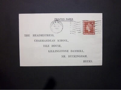 GB Stationery STO 1960 QEII 2d brown Postcard CHESHAM & AMERSHAM m/c H&B CS147 - Image 1 of 2