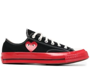 COMME DES GARCONS PLAY x CONVERSE CHUCK 70 ZAPATILLAS HOMBRE ZAPATOS A01795C - Imagen 1 de 6