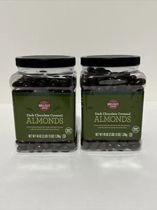 Wellsley Farms Dark Chocolate Covered Almonds, 45 oz. (2Pack) - Picture 1 of 4