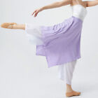 Lady Palazzo Pants Chiffon Wide Leg Trousers Dance Yoga Summer Casual Slim Skirt