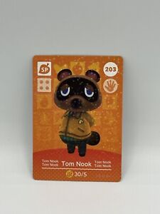 Tom Noon 203 - Series 3 Animal Crossing Amiibo Card Unscanned And Genuine