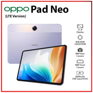 (LTE) NEW OPPO Pad Neo 8GB+256GB PURPLE Bluetooth Octa Core Android PC Tablet - Picture 1 of 9