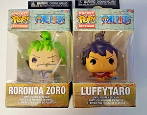 Funko Pop! Portachiavi Roronoa Zoro e Luffy Taro pocket - Imagen 1 de 2