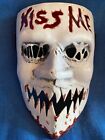 The Purge KISS ME Killer Skull TV Show Halloween Maska Duży wyświetlacz OSFM EXC