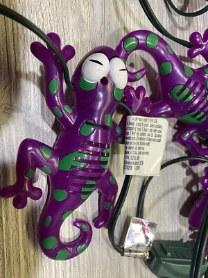 Purple Lizard/Gecko Tropical Summer String Lights Indoor/outdoor Pool Party - Image 1 of 4