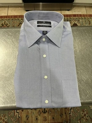 Camisa de vestir 17 cuello 34 manga XL para hombre Hart Schaffner Marx abotonada nueva con etiqueta Foto 1 de 3