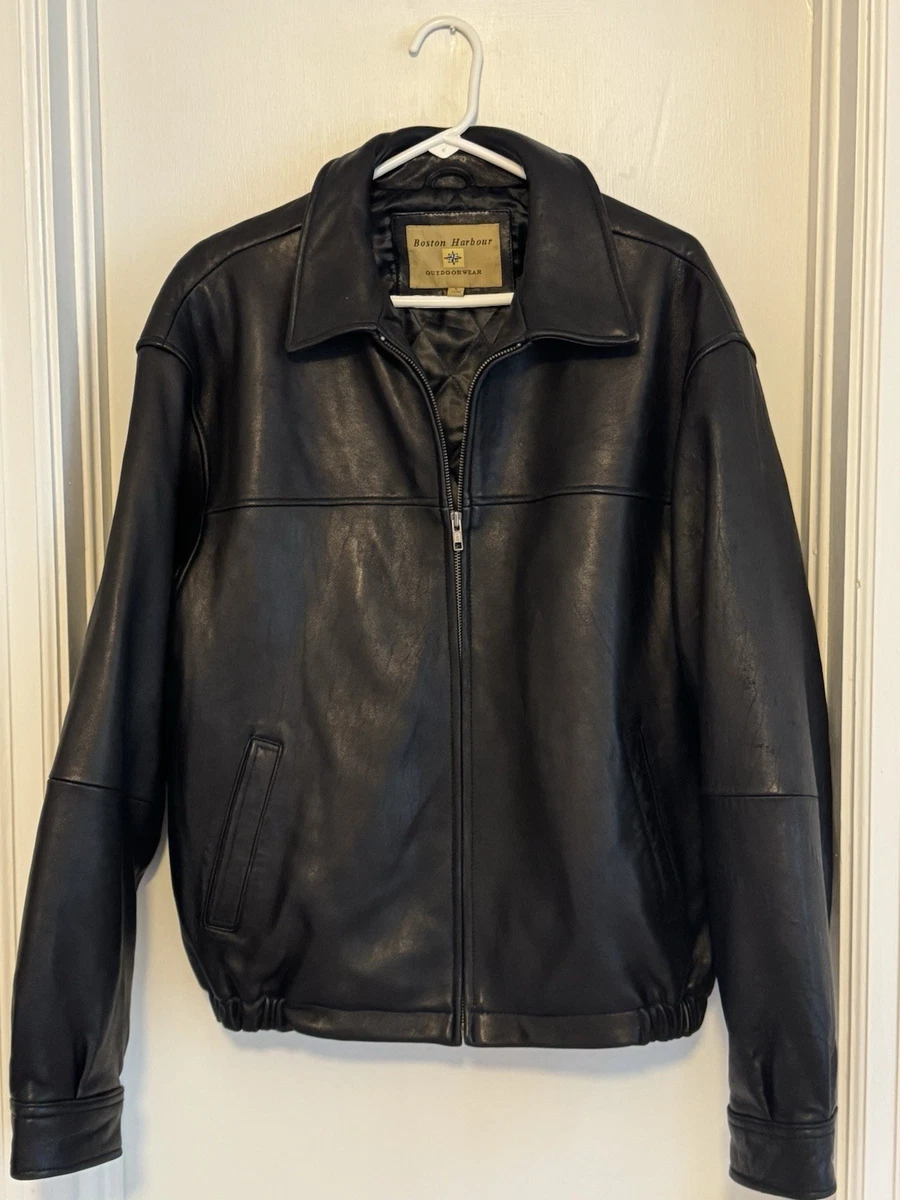 【90s Boston Harbour】 レザージャケット 中古・古着通販】BOSTON HARBOUR (ボストンハーバー) レザー