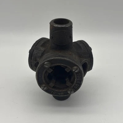 Enhebradora de tubos Toledo #31 DE COLECCIÓN. 2 asas 3 vías. Caja Original 1/2", 3/4", 1" Foto 1 de 4