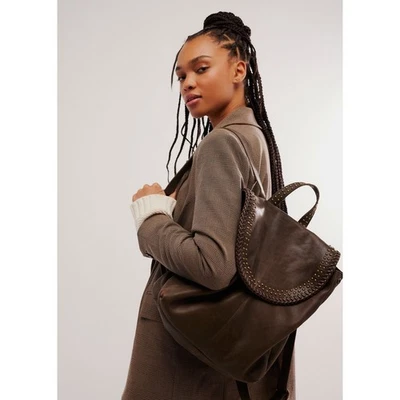 Free People Brown Portia Leather Backpack Bag  - Image 1 of 4