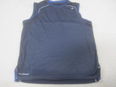 Camiseta sin mangas deportiva de baloncesto sin mangas XL azul marino para hombre AND1 rendimiento Foto 1 de 4