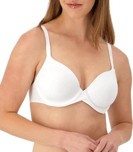 Maidenform Damen Bügel BH, One Fab Fit Demi Weiß 38B - Bild 1 von 4