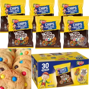 M&M Milk Chocolate Minis Cookies Keebler Chips Deluxe Minis Kids Gift Bag 45g - Picture 1 of 5