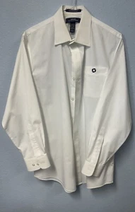 White Chase Dress Shirt 15.5x33 Long Sleeve Formal Workwear JP Morgan Chase Bank - Picture 1 of 7