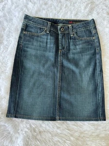 Adriano Goldschmied The Eminent Pencil Skirt Distressed Denim size 25R - Picture 1 of 5