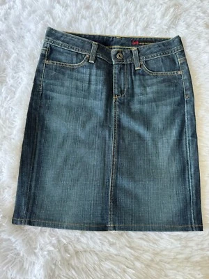 Adriano Goldschmied The Eminent Pencil Skirt Distressed Denim size 25R - Image 1 of 4