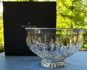 Waterford Crystal Lismore 8 Inch Footed Bowl #140462 New in Box - Picture 1 of 10