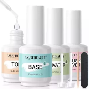 AZUREBEAUTY Dip Powder Liquid Set 15Ml/0.5Oz, Dipping Powder Base Activator NEW - Picture 1 of 8