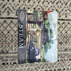 L.N.E.R Train & Austin 7 Large Metal Picture Plaque Golden Age Of Steam / Sign - Picture 1 of 1