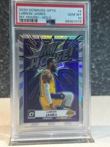 2020 Donruss Optic #4 LeBron James My House HOLO PSA 10 👑💎💎💎💎 - Bild 1 von 2