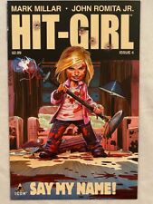 HIT-GIRL #4 COVER A MARVEL ICON 2012 MARK MILLAR JOHN ROMITA JR FIRST PRINT