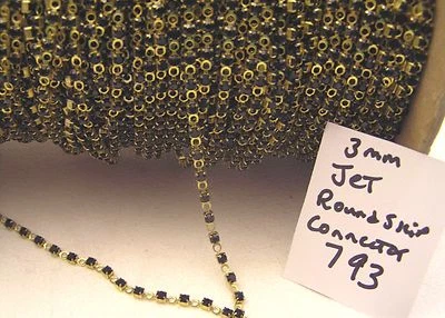 Ft De Colección Mezcla Tallas Joyería Diamantes de Imitación Conector Cristal Swarovski Saltar Cadena Perla Foto 1 de 4