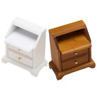 Wooden Miniature Bedside Cabinet for Dollhouse - 2pcs-DT