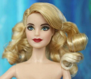 Nude MM Model Muse Barbie Blonde Curly Curls Hair Blue Eyes Millie NEW for OOAK - Picture 1 of 12