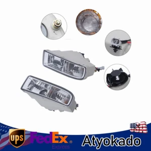 Front Bumper Fog Lights Pair For Lexus LX470 1998-2007 Driving Lamps Left+Right - Picture 1 of 13