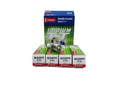 4 Candele Iridio Denso Iridium TT IK22FTT Alto Rendimento Audi Alpine Fiat Opel - Imagen 1 de 4