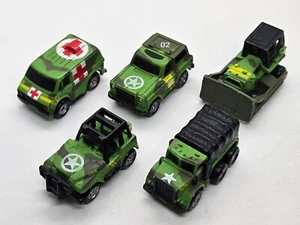 Micro Machines 1987 MILITARY I Collection Blazer Jeep Cargo Truck Ambulance - Picture 1 of 3