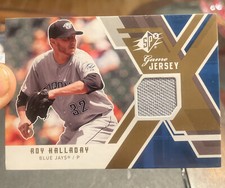 2009 Upper Deck SPx Game Jersey Roy Halladay #GJ-RH Toronto Blue Jays