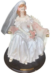 Montecelina Collection Vintage Wedding Figurines Bridal Wedding Day - Picture 1 of 7