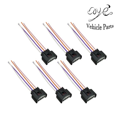 Enchufe conector coleta bobina de encendido 6 piezas para Volvo XC90 XC70 XC60 V70 S80 3,2 L Foto 1 de 4
