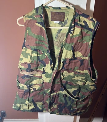 Vintage Caliber Sportsman Apparel Mens Camo Hunting Sport Shooting Vest XL - Image 1 of 4