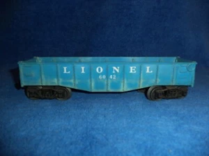 Góndola azul vintage escala O Lionel Lines 6042 ver fotos - Imagen 1 de 6