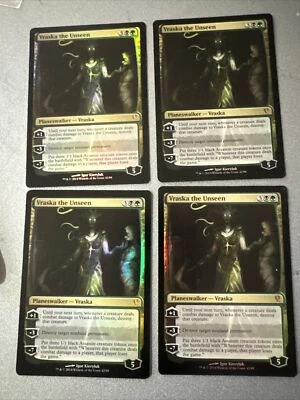 Vraska The Unseen Foil X4 Duel Deck Ex Condition See Front/back Pics - Image 1 of 4
