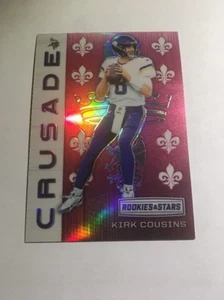 2018 ROOKIES & STARS KIRK COUSINS PURPLE CRUSADE INSERT 60/65 - Bild 1 von 2
