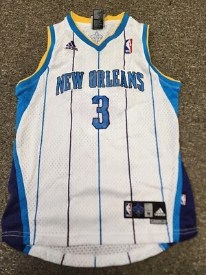 Adidas Chris Paul New Orleans Hornets #3 White Home Jersey Youth Medium  - Image 1 of 4
