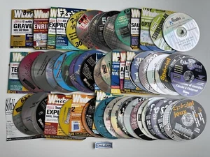 Lot de 62 CD PC Windows News - Jeux, Logiciels, Sharewares, Drivers, Microsoft - Photo 1/1