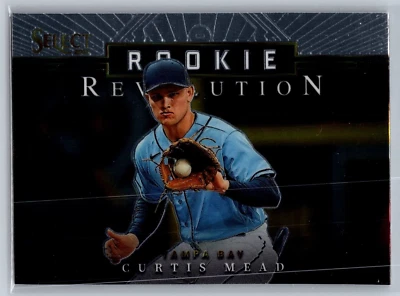 2023 panini select baseball curtis mead rookie revolution rc #7 - Image 1 of 2