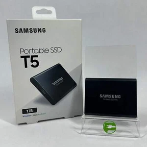 Samsung Portable T5 Portable SSD 1TB USB 3.1 Type-C SSD MU-PA1T0B - Afbeelding 1 van 9