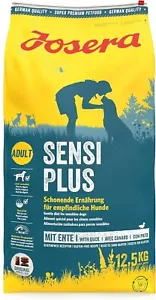 JOSERA SensiPlus | Adult | Premium Hunde Trockenfutter Ente & Reis 1 x 12,5 kg - Bild 1 von 7