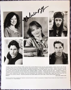 Michelle Pfeiffer "Menti pericolose" foto firmata a mano 8"X10" - Foto 1 di 4