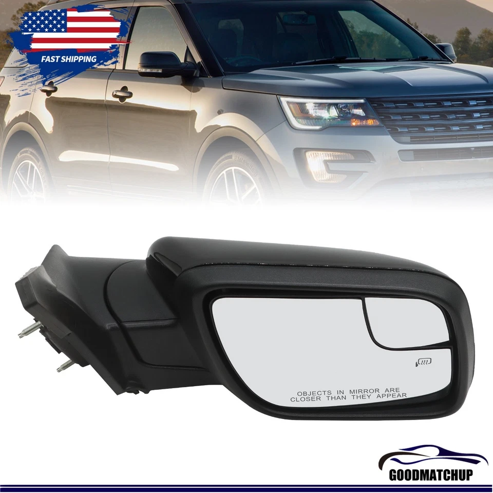 For 2016-2019 Ford Explorer Passenger Side Heated Mirror Puddle Spotter 7 Pin - Изображение 1 из 4