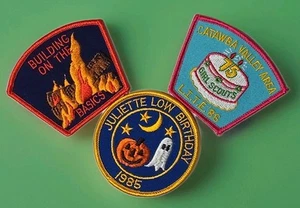 Lotto di 3 toppe vintage ragazza scout 1985-1986 - Foto 1 di 12