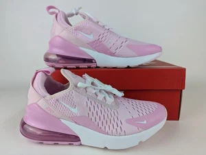 NIKE AIR MAX 270 GS PINK FOAM WHITE GS SIZE 5.5Y / WOMEN'S SIZE 7 NIB - Picture 1 of 9