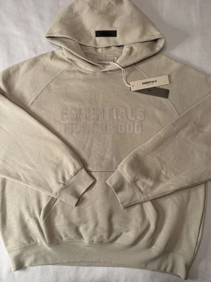 Nueva sudadera con capucha Fear Of GOD Essentials Smoke talla mediana AUTÉNTICA Foto 1 de 4